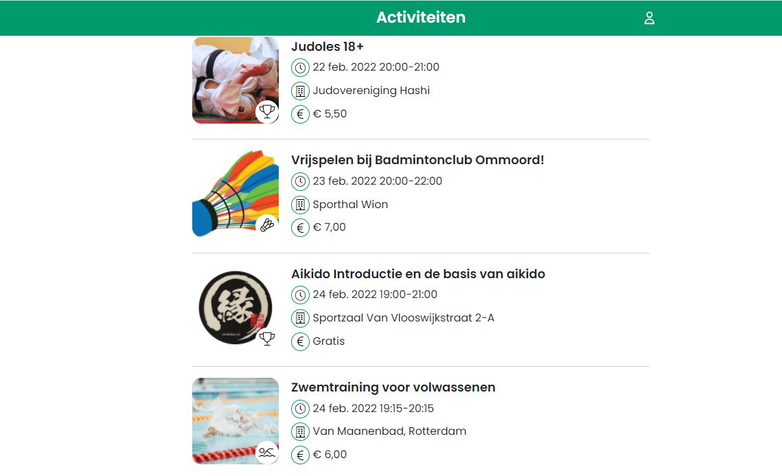 Flexibel sportaanbod op de site inviplay.nl